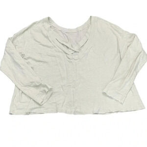 Anthropologie Daily Practice lightweight x-back pullover top. Medium, pale green